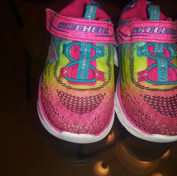 Skecher lights sz 5 Great condition - Picture 3 of 4